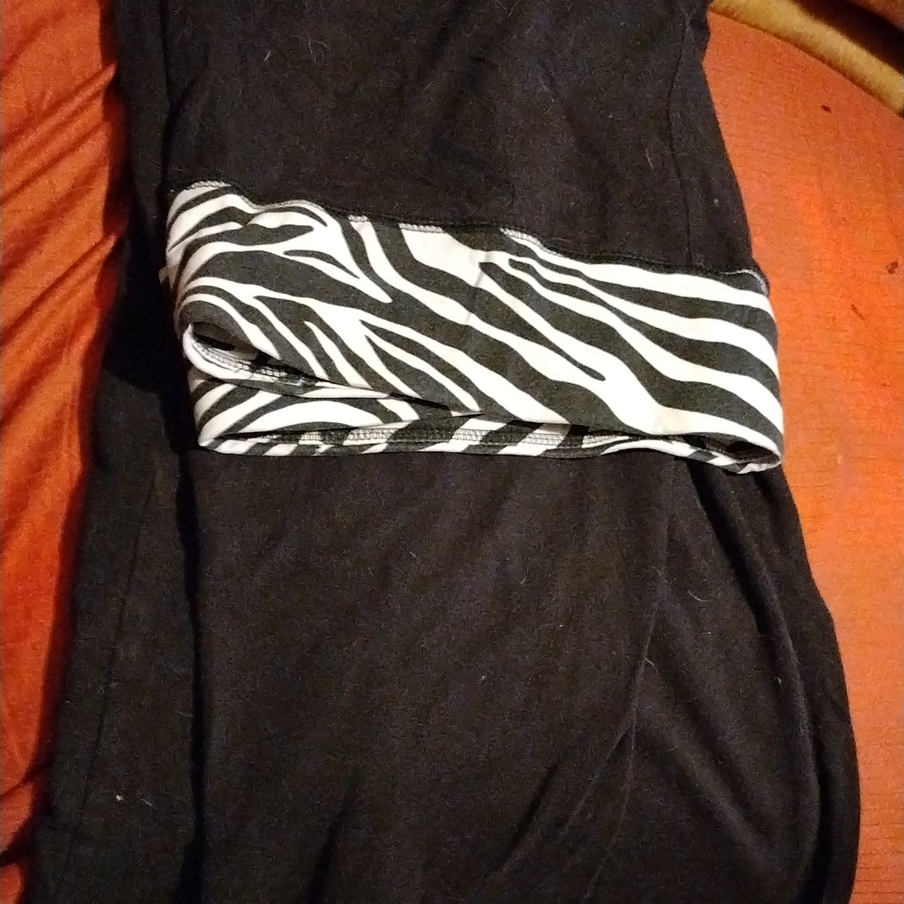 Black long yoga pants with wide legs